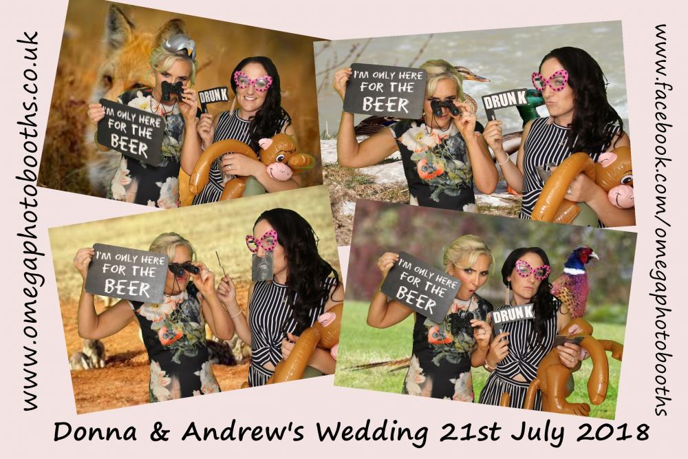 Donna & Andrew's Wedding | View more photos from the event at gallery.omegaphotobooths.co.uk/u/Omega-Photobooths/Donna-Andrews-Wedding